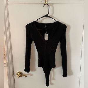 Black long sleeve bodysuit from Windsor size S